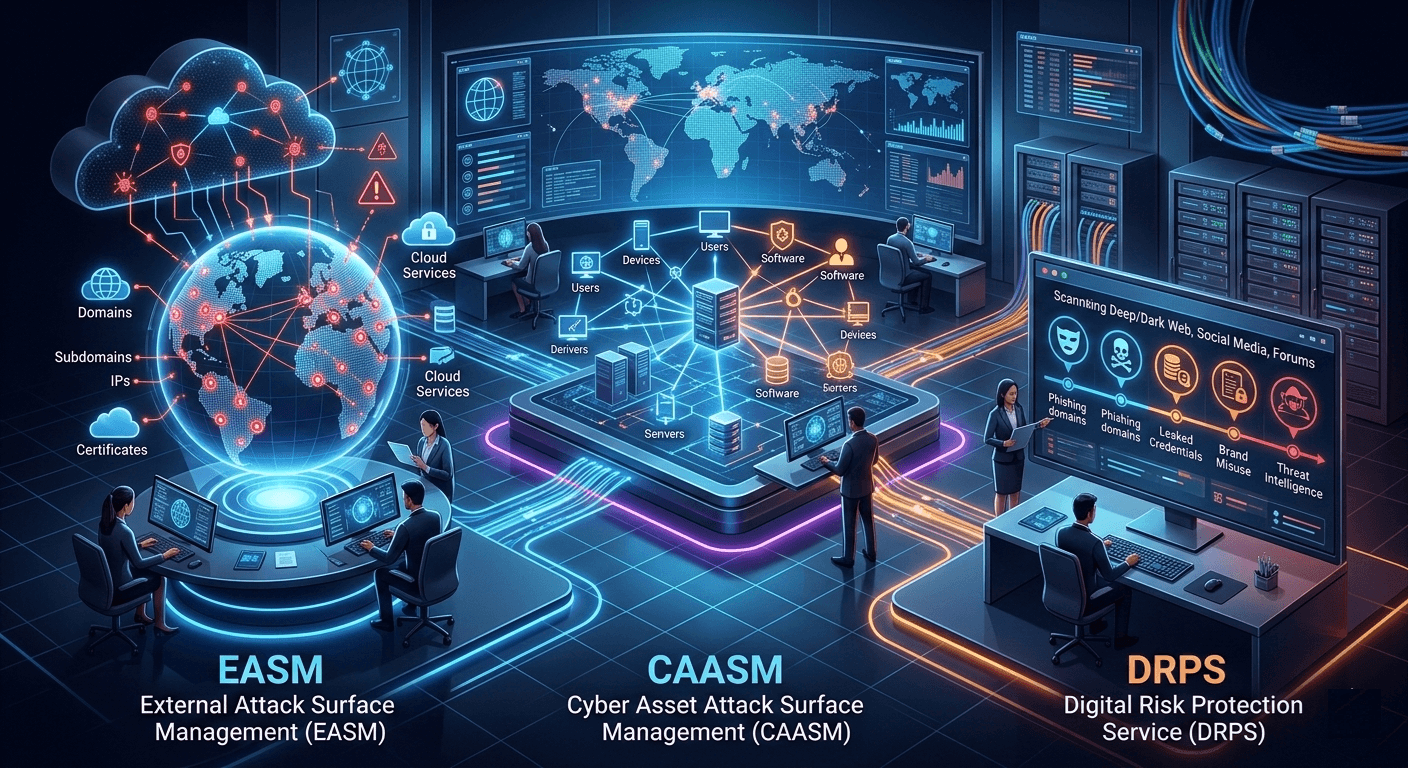 EASM vs CAASM vs DRPS : quelles différences et lequel choisir ?